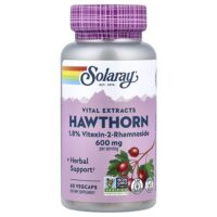 Vital Extracts, боярышник, 60 растительных капсул — Solaray