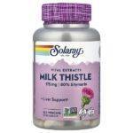 Vital Extracts, расторопша, 120 растительных капсул — Solaray