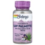 Vital Extracts, сереноя, 160 мг, 60 капсул — Solaray