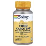 Food Carotene™, 500 мкг, 100 капсул — Solaray