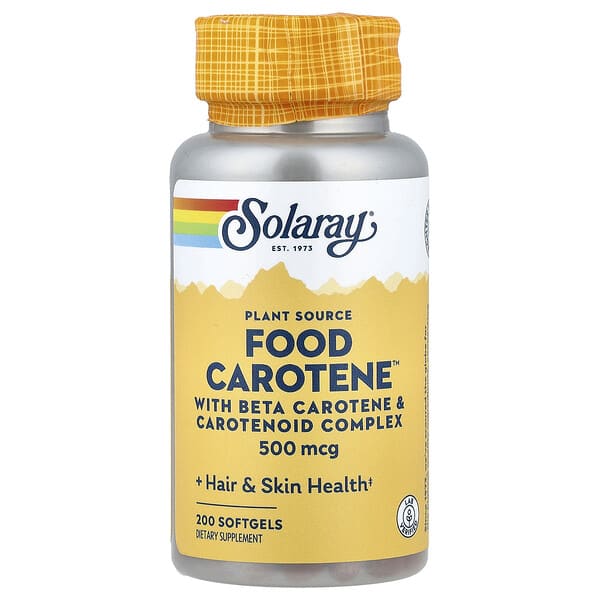 sor04111_v_24.jpg Food Carotene™, 200 капсул — Solaray