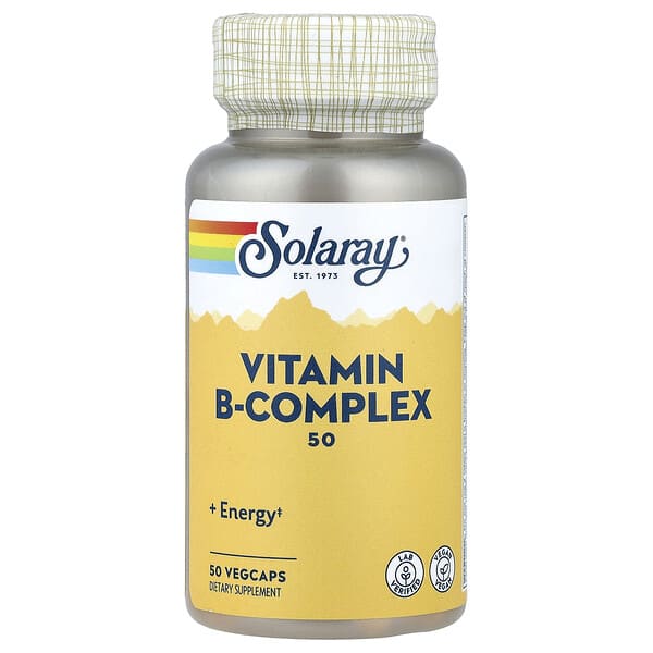 sor04270_v_24.jpg комплекс витаминов группы B, 50 растительных капсул — Solaray