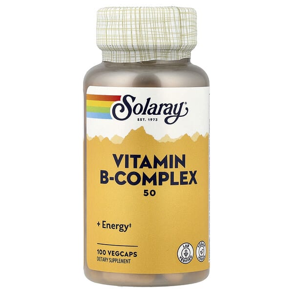 sor04271_v_61.jpg комплекс витаминов группы B 50, 100 капсул VegCap — Solaray