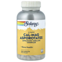 Cal-Mag Asporotates™, 2:1, 240 капсул — Solaray