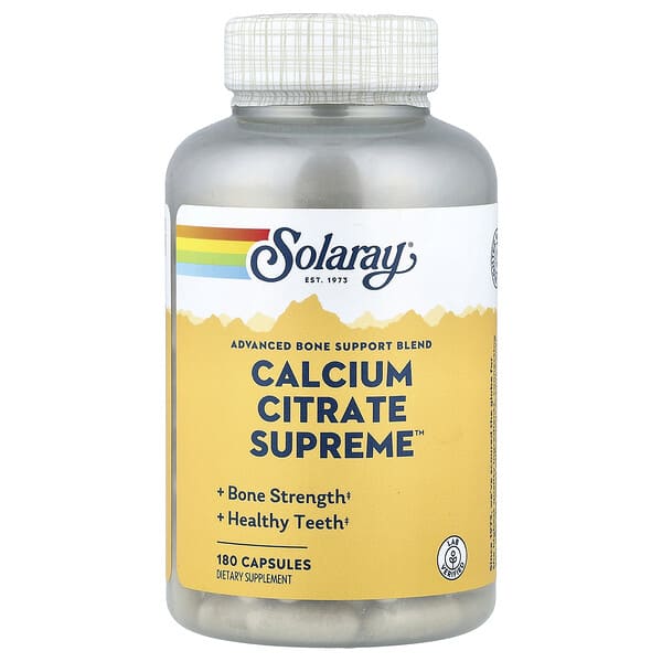 sor04529_v_24.jpg Calcium Citrate Supreme™, 180 капсул — Solaray