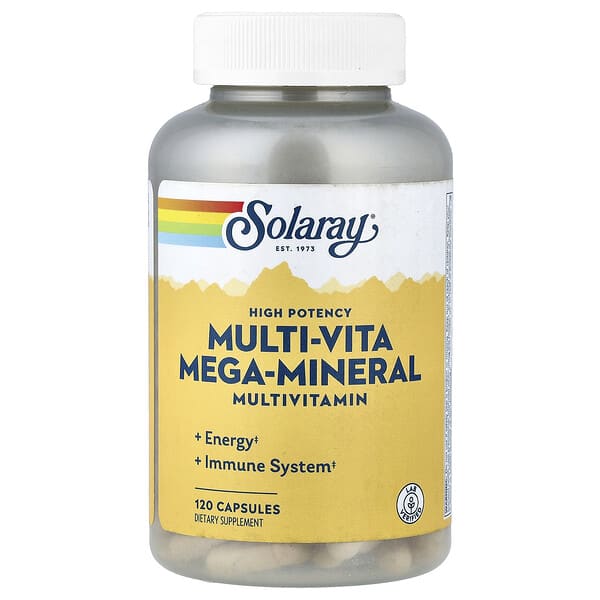 sor04772_v_24.jpg Multi-Vita Mega-Mineral, мультивитамины, 120 капсул — Solaray