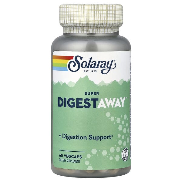 sor04800_v_24.jpg Super DigestAway™, 60 растительных капсул — Solaray