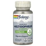 сублимированные пробиотики Multidophilus™, 3 млрд КОЕ, 100 растительных капсул — Solaray