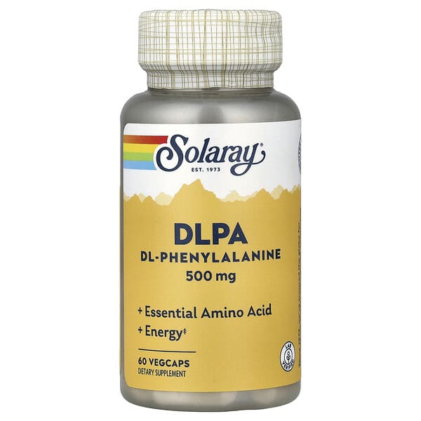 sor04871_v_27.jpg DLPA, 500 мг, 60 растительных капсул — Solaray