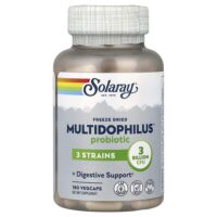 сублимированные пробиотики Multidophilus™, 180 растительных капсул — Solaray