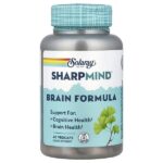 SharpMind™, добавка для мозга, 60 растительных капсул — Solaray