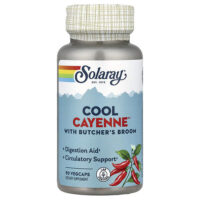 Cool Cayene™ с иглицой колючей, 90 растительных капсул — Solaray