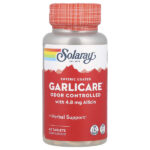 GarliCare® с кишечнорастворимой оболочкой, 60 таблеток — Solaray