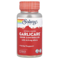 GarliCare® с кишечнорастворимой оболочкой, 60 таблеток — Solaray