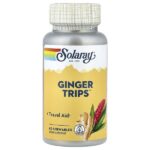 Ginger Trips™, 60 жевательных таблеток — Solaray