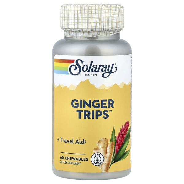 sor08207_v_27.jpg Ginger Trips™, 60 жевательных таблеток — Solaray