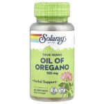 True Herbs, масло орегано, 150 мг, 60 капсул — Solaray