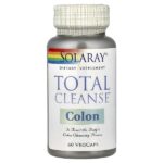 Total Cleanse™, средство для здоровья кишечника, 60 растительных капсул — Solaray