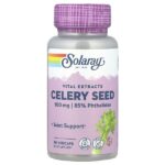 Vital Extracts, экстракт семян сельдерея, 30 растительных капсул — Solaray