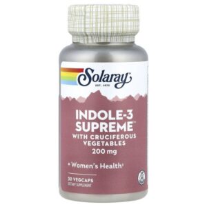 Indole-3 Supreme™, 30 растительных капсул — Solaray