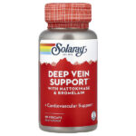 Deep Vein Support™, 60 растительных капсул — Solaray