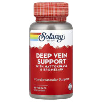 Deep Vein Support™, 60 растительных капсул — Solaray