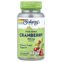 True Herbs, клюква, 100 растительных капсул (425 мг на капсулу) — Solaray