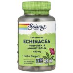 True Herbs, эхинацея, 460 мг, 180 растительных капсул — Solaray