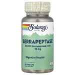 Serrapeptase, 10 мг, 90 капсул — Solaray