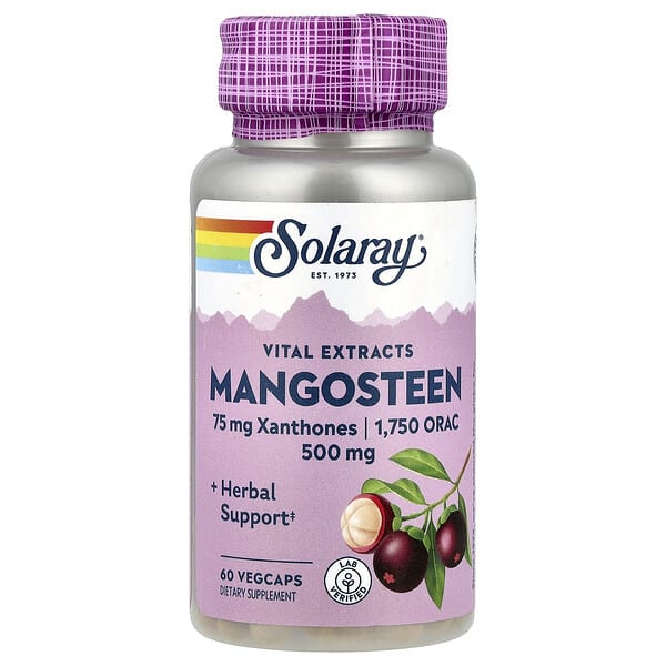 sor13897_v_58.jpg Vital Extracts, мангостан, 500 мг, 60 растительных капсул — Solaray