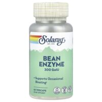 Bean Enzyme, 300 GaIU, 60 растительных капсул — Solaray