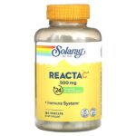 Reacta-C, 500 мг, 180 вегетарианских капсул — Solaray