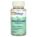 Super Digestaway™ с пробиотиками, 60 растительных капсул — Solaray