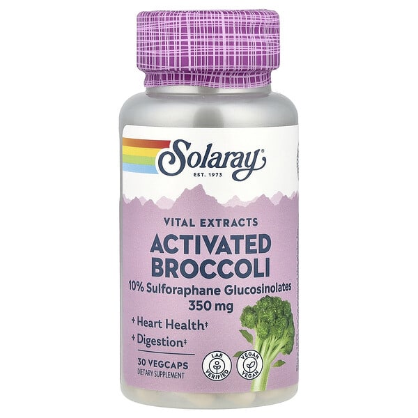 sor28246_v_48.jpg Vital Extracts, активированный экстракт брокколи, 350 мг, 30 капсул VegCap — Solaray