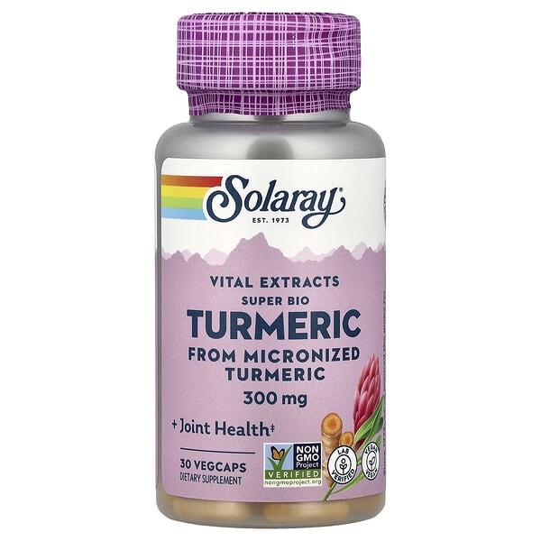 sor33092_v_24.jpg Vital Extracts, Super Bio, куркума, 300 мг, 30 растительных капсул — Solaray