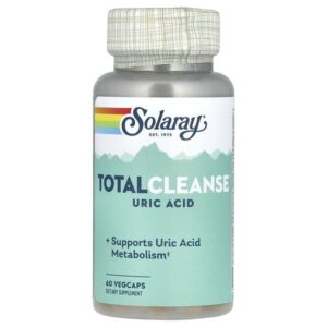Total Cleanse, средство для выведения мочевой кислоты, 60 растительных капсул — Solaray