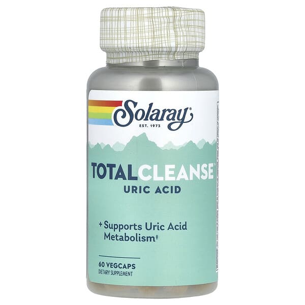 sor35007_v_47.jpg Total Cleanse, средство для выведения мочевой кислоты, 60 растительных капсул — Solaray
