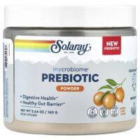 пребиотик Mycrobiome® в порошке, натуральный цитрус, 160 г (5,64 унции) — Solaray
