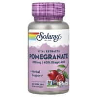 Vital Extracts, гранат, 60 растительных капсул — Solaray