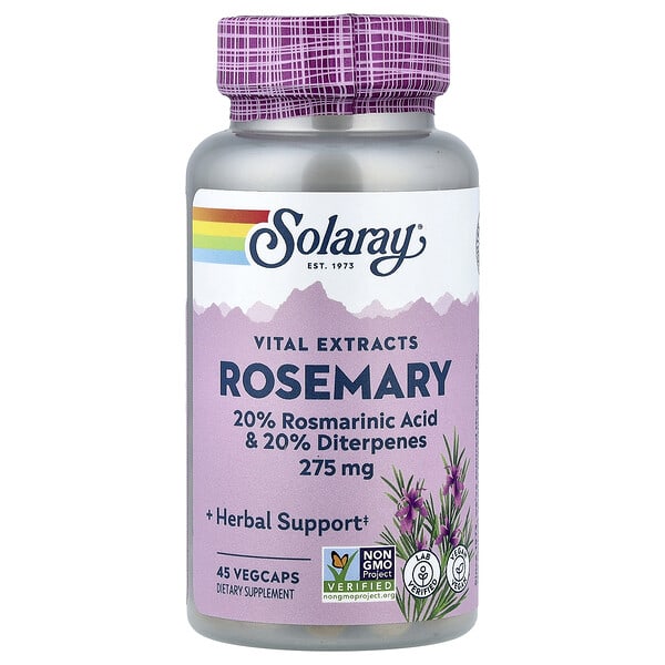 sor37697_v_28.jpg Vital Extracts, розмарин, 45 капсул на растительной основе — Solaray