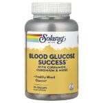 Blood Glucose Success™, 90 растительных капсул — Solaray