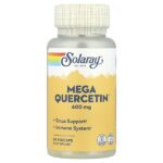 Mega Quercetin™, 60 растительных капсул — Solaray