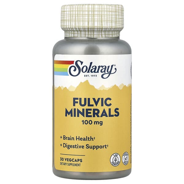 sor51284_v_24.jpg Fulvic Minerals, 100 мг, 30 растительных капсул — Solaray