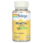 Reacta-C, 500 мг, 60 капсул на растительной основе — Solaray