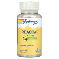 Reacta-C, 500 мг, 60 капсул на растительной основе — Solaray