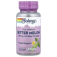Vital Extracts, горькая дыня, 500 мг, 60 растительных капсул — Solaray