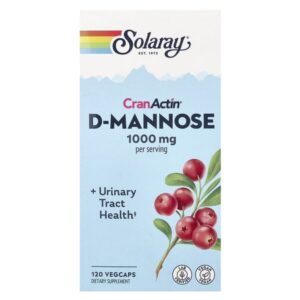 D-манноза CranActin®, 120 растительных капсул — Solaray