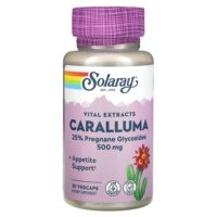 Vital Extracts, экстракт караллумы, 500 мг, 30 растительных капсул — Solaray