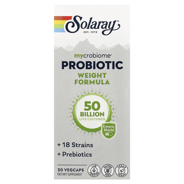 sor69303_v_102.jpg пробиотик Mycrobiome® для контроля веса, 30 растительных капсул — Solaray