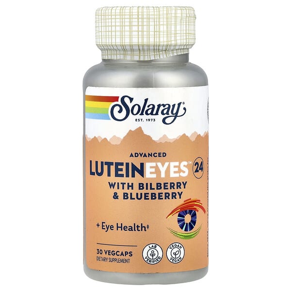 sor83217_v_59.jpg Lutein Eyes 24 Advanced, 24 mg, 30 VegCaps — Solaray